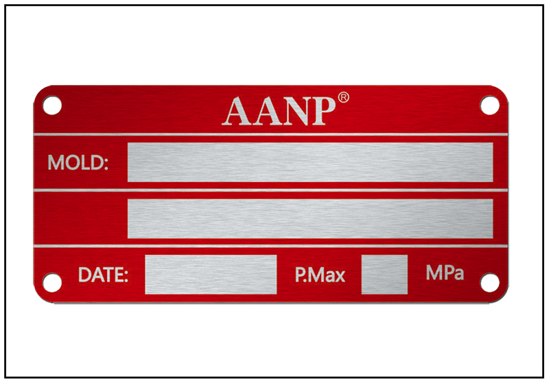 設備防偽鋁合金銘牌